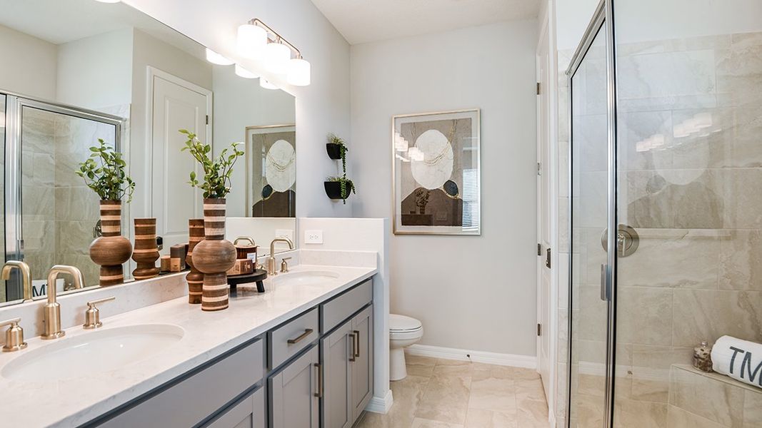 Representative furnished interior of a home built from the Saint Vincent by Taylor Morrison in Hillcrest, San Antonio (Image 10).
