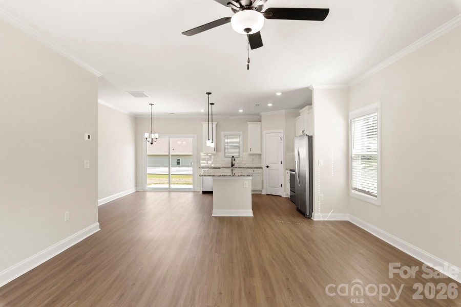 Spacious, unfurnished interior of a new home in Colonial Crossing, Troutman (Image 14).