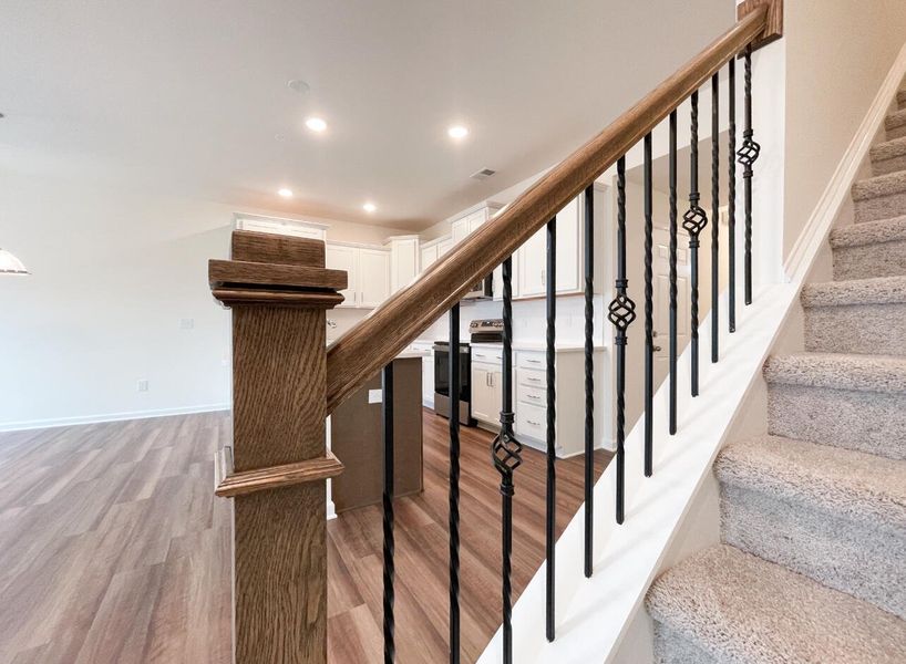 Spacious, unfurnished interior of a new home in Bellevue Townhomes, Greenville (Image 17).