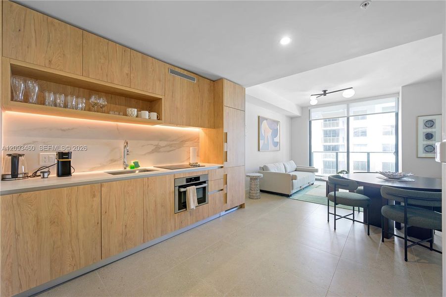 Furnished interior view inside a new home in , Miami (Image 6).