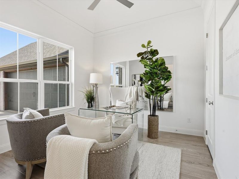 Furnished interior view inside a new home in , Granbury (Image 6).