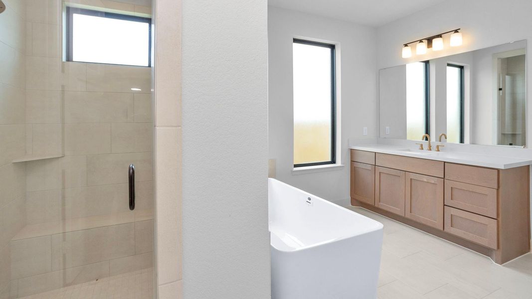 Furnished interior view inside a new home in Briarley, Montgomery (Image 9).