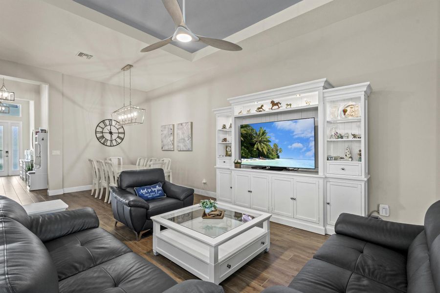 Furnished interior view inside a new home in , Port St. Lucie (Image 42).
