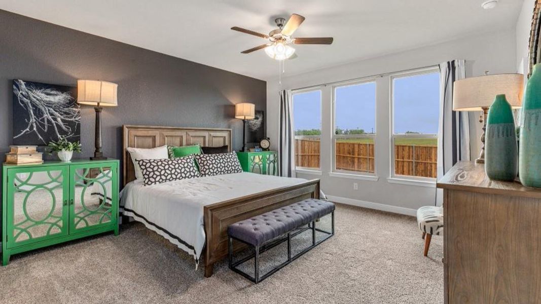 Furnished interior view inside a new home in Bella Vista, Granbury (Image 16). Furnished interior view inside a new home in Bella Vista, Granbury (Image 16).