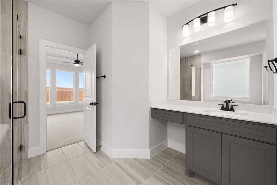 Furnished interior view inside a new home in Westside Preserve, Midlothian (Image 5).