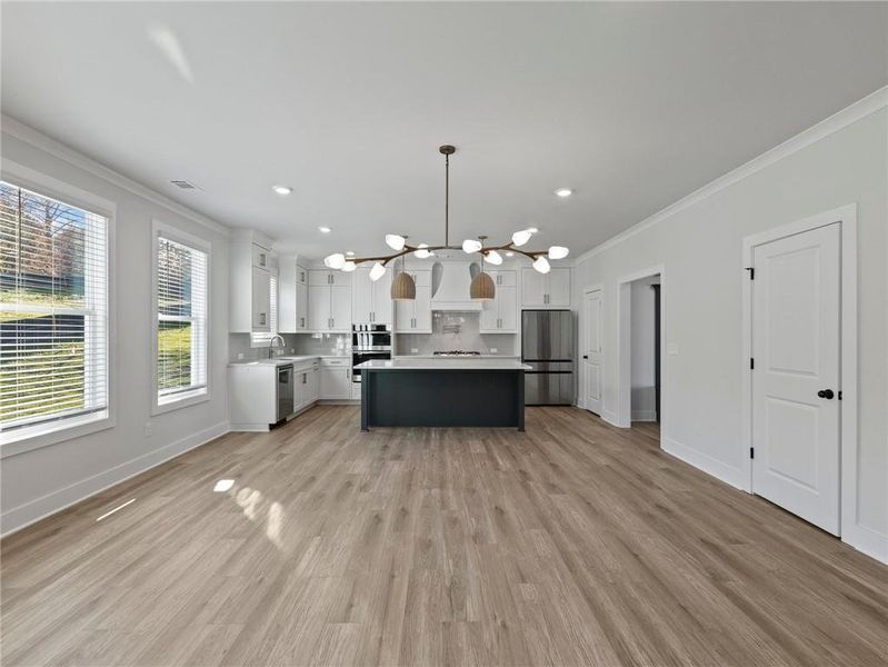 Furnished interior view inside a new home in , Buford (Image 30). Furnished interior view inside a new home in , Buford (Image 30).