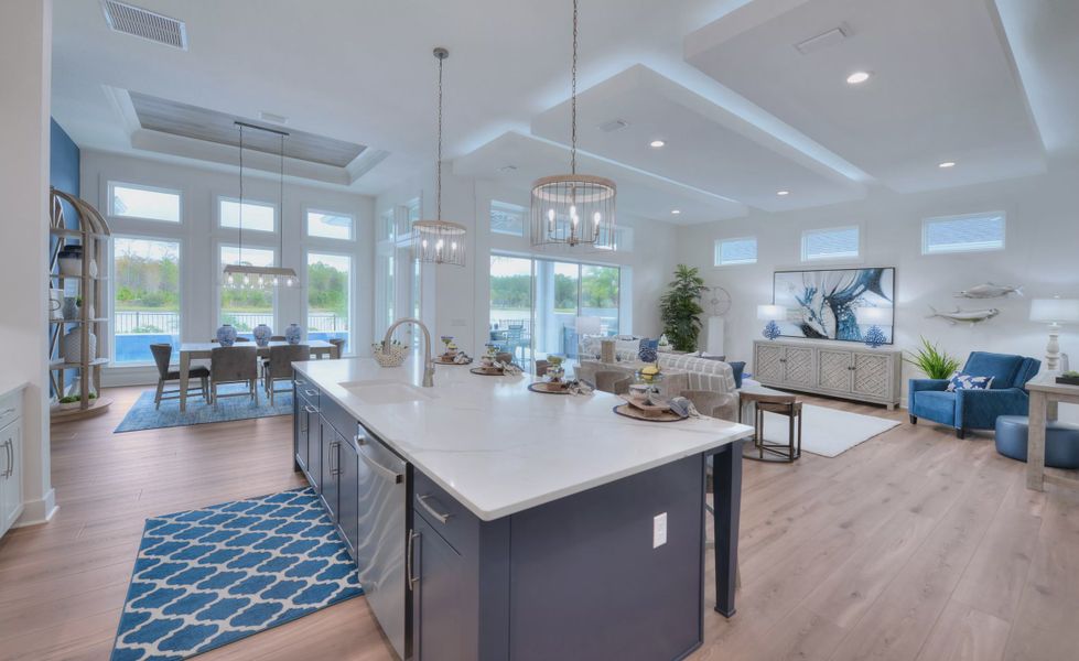 Furnished interior view inside a new home in Mosaic, Daytona Beach (Image 16).