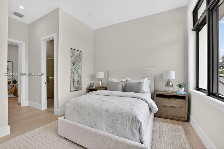 Furnished interior view inside a new home in , Fort Lauderdale (Image 46).