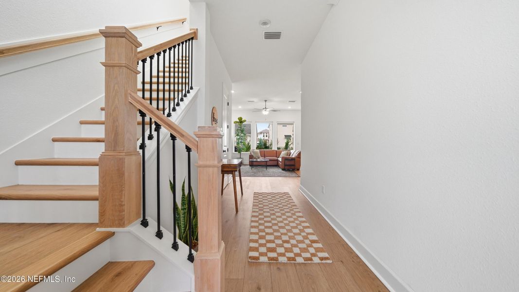 Furnished interior view inside a new home in Seven Pines 40' Front Entry, Jacksonville (Image 43).