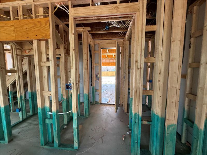 In-progress construction of a new home in The Cottages at La Cima, San Marcos, TX (Image 26). In-progress construction of a new home in The Cottages at La Cima, San Marcos, TX (Image 26).