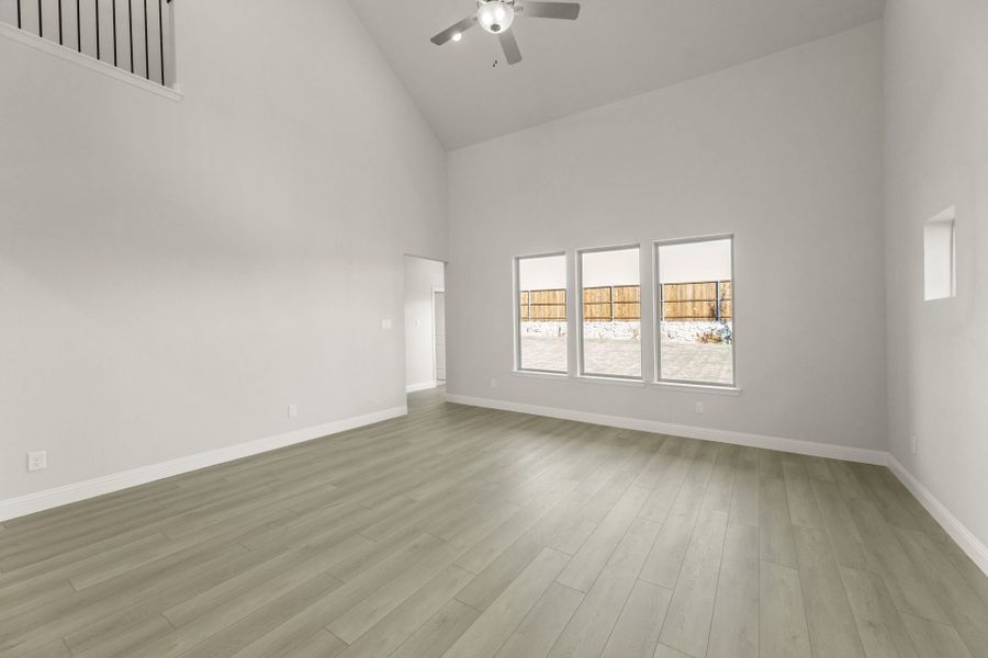 Spacious, unfurnished interior of a new home in Meadow Run, Melissa (Image 13). Spacious, unfurnished interior of a new home in Meadow Run, Melissa (Image 13).