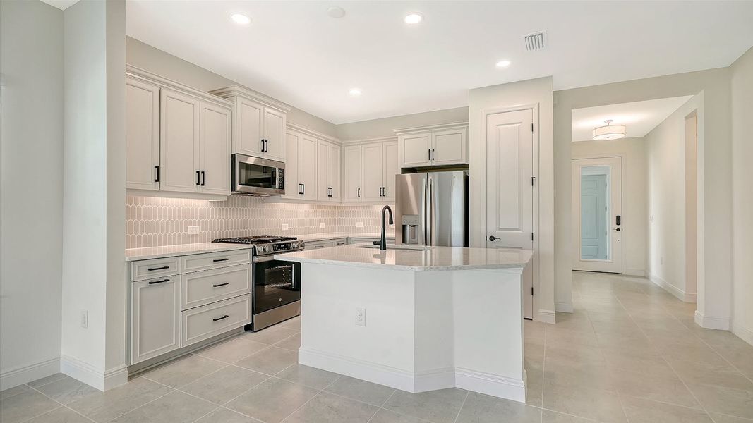 Furnished interior view inside a new home in Windward Real Estate and Homes for Sale in Sarasota, FL - Neal Communities, Lakewood Ranch (Image 5).