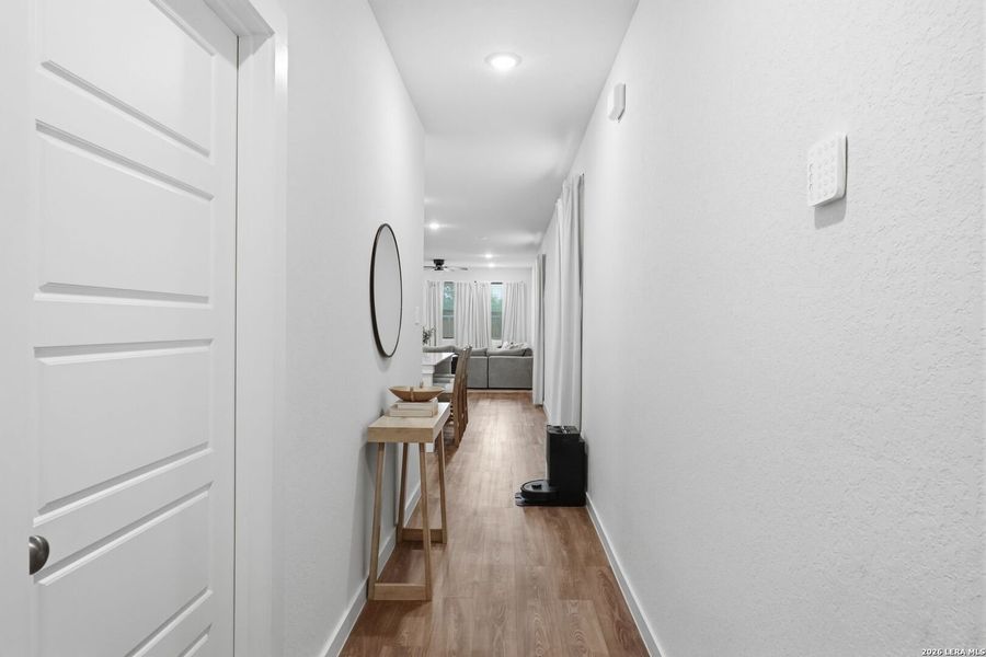Furnished interior view inside a new home in Spring Creek, San Antonio (Image 32).