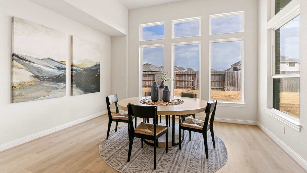 Representative furnished interior of a home built from the Tulane by Brightland Homes in Katy Lakes, Katy (Image 13).
