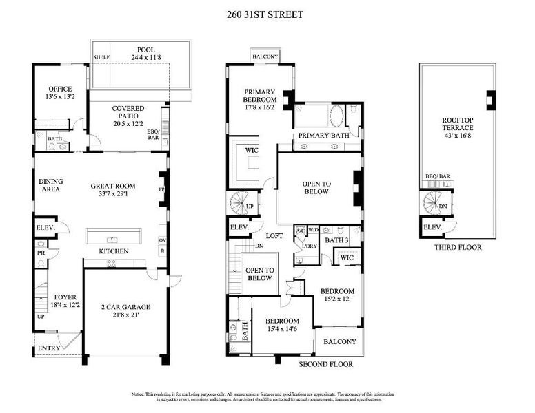260 31st St Floorplan