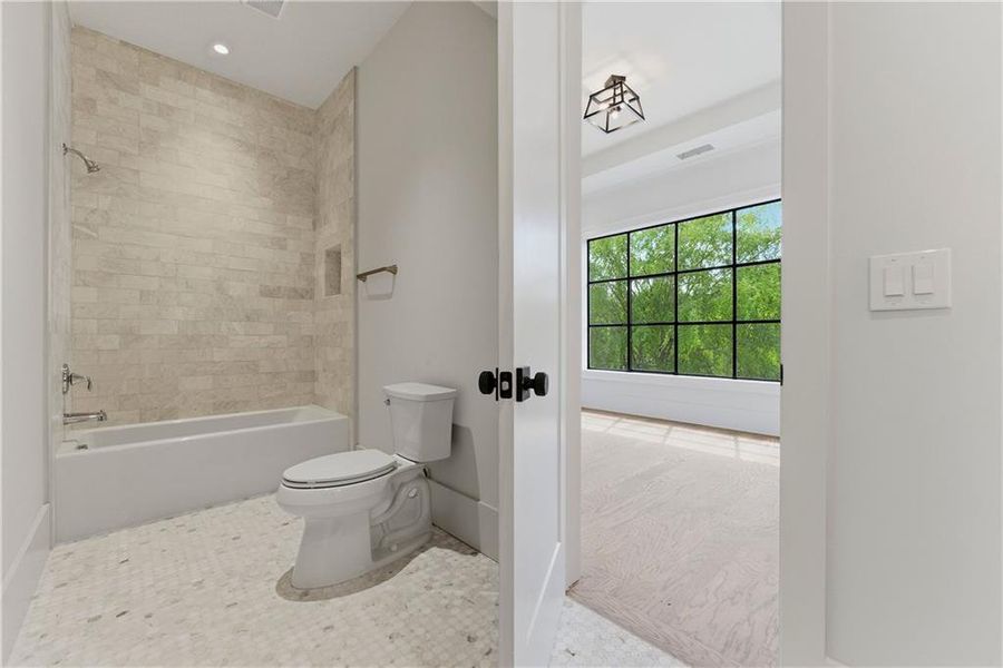 Furnished interior view inside a new home in , Atlanta (Image 15).