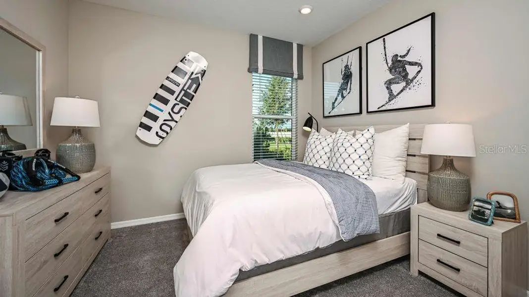 Furnished interior view inside a new home in Tiburon, Nokomis (Image 10).