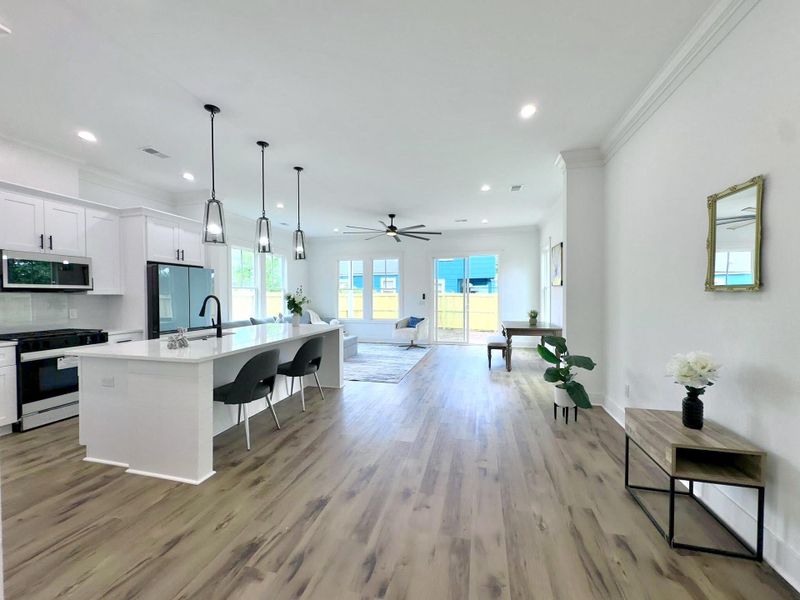 Furnished interior view inside a new home in , North Charleston (Image 31).