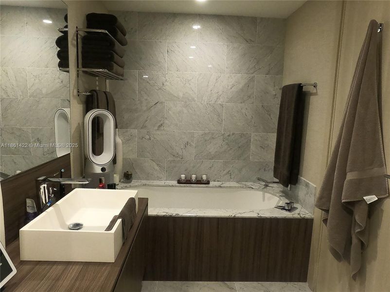 Furnished interior view inside a new home in , Miami (Image 3).