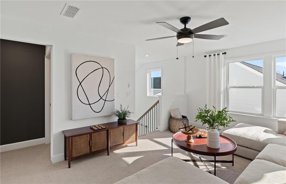 Furnished interior view inside a new home in Sun City Peachtree, Griffin (Image 10).