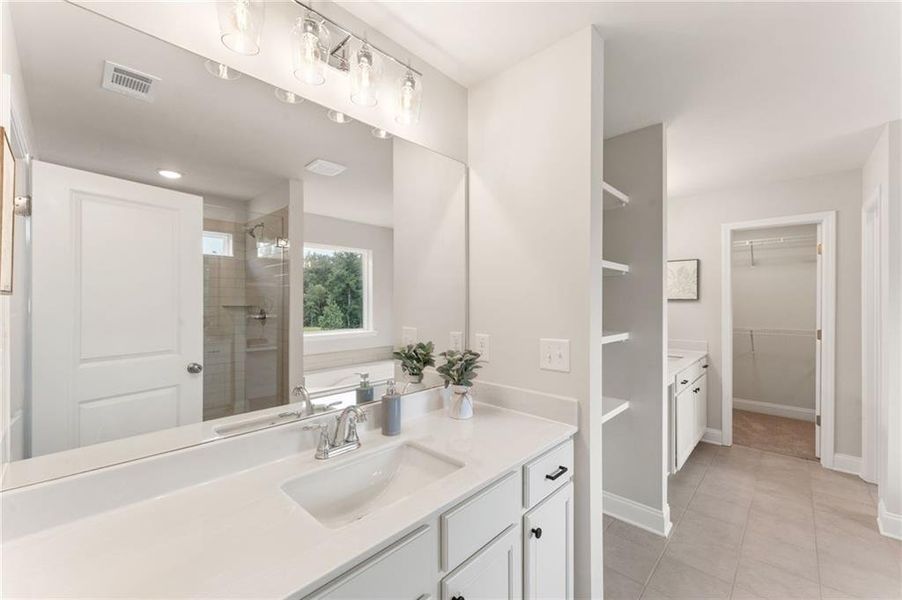 Furnished interior view inside a new home in , Buford (Image 17).
