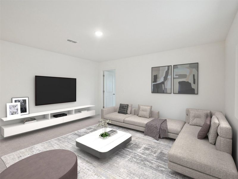 Furnished interior view inside a new home in Sunset Oaks, Maxwell (Image 12).
