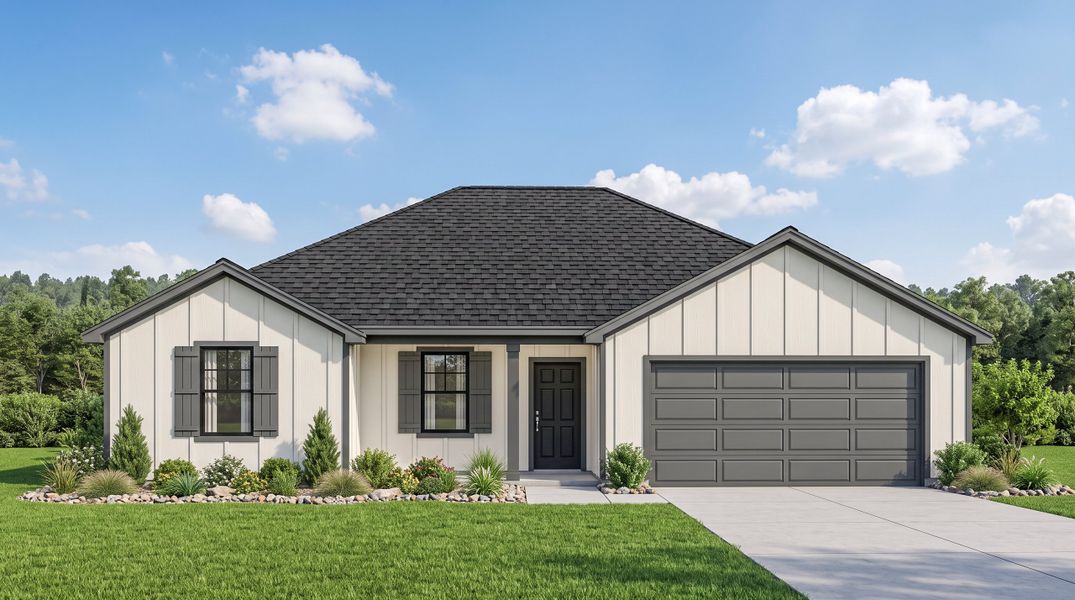 Representative exterior photo of a completed home built from the Rayburn by Our Country Homes in Gatlin Ranch, Springtown, TX (Image 3).