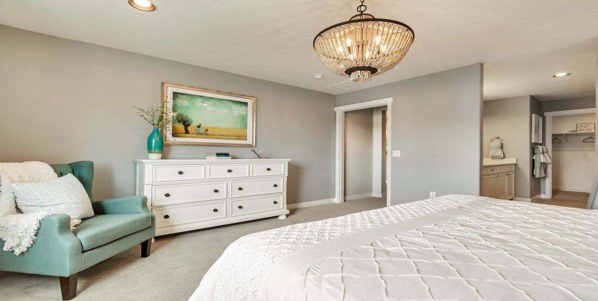 Furnished interior view inside a new home in , Salem (Image 13).