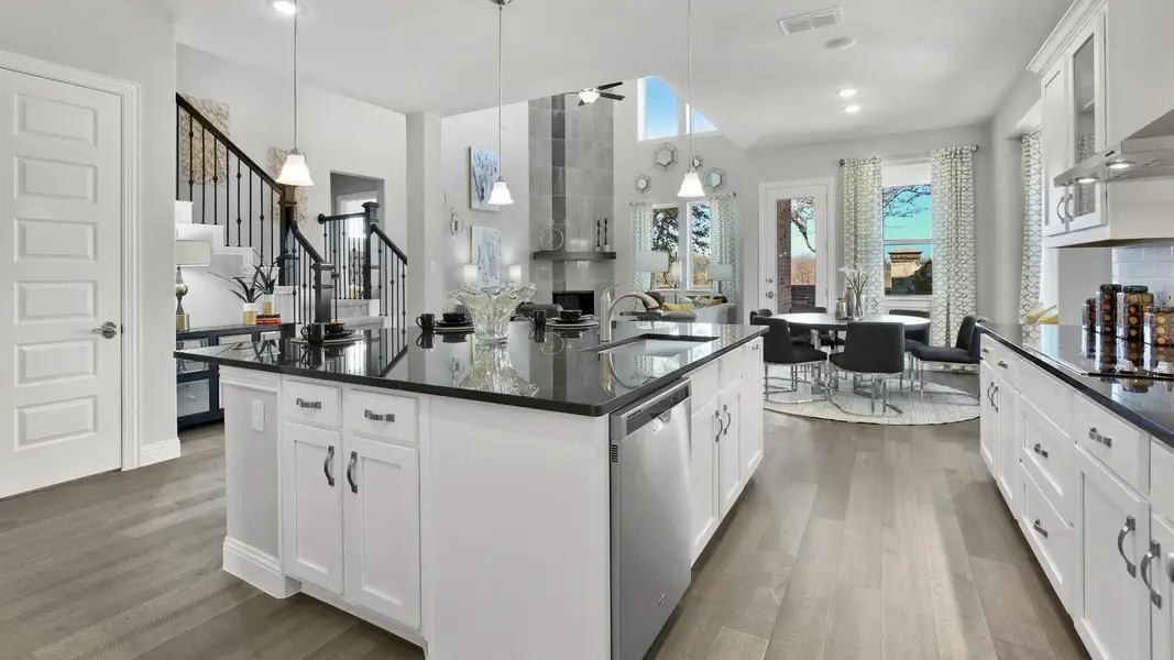 Furnished interior view inside a new home in Aldeana, Bonney (Image 6).