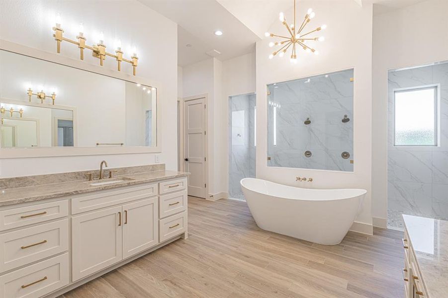 Furnished interior view inside a new home in , Northlake (Image 27).