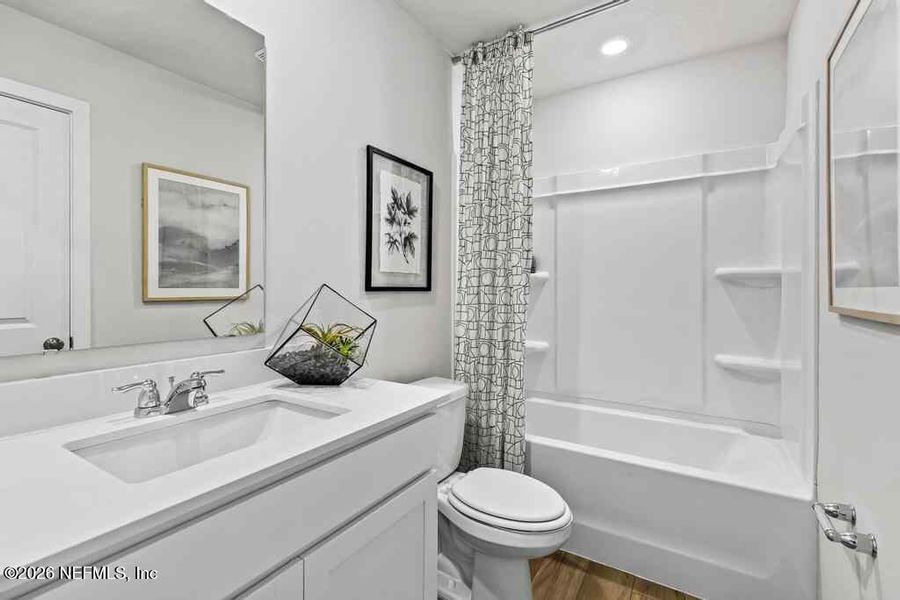 Furnished interior view inside a new home in , Jacksonville (Image 23). Furnished interior view inside a new home in , Jacksonville (Image 23).