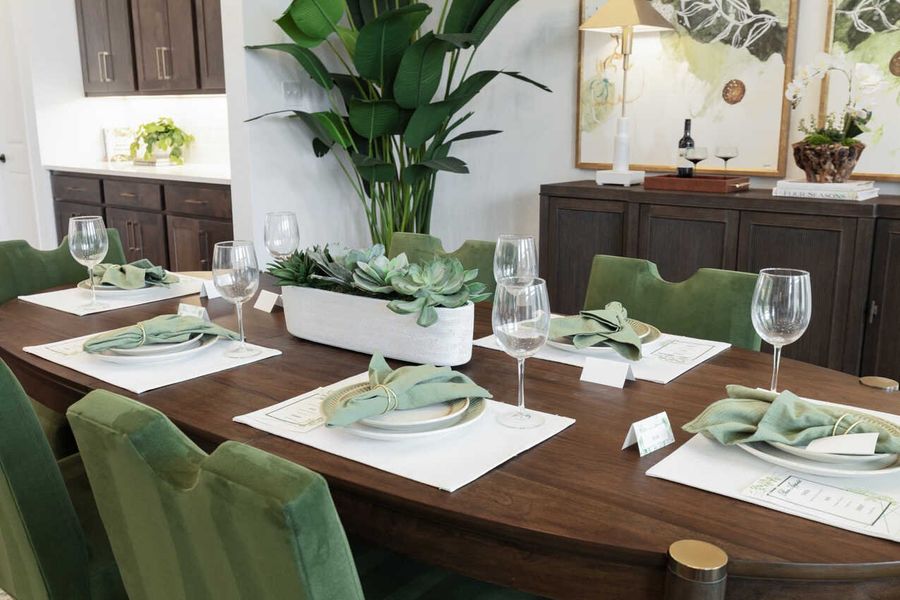 Representative Dining Room - some options shown