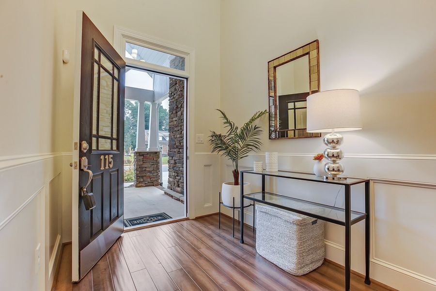 Representative furnished interior of a home built from the Ashton by Keystone Homes NC in Weybridge, Burlington (Image 7).