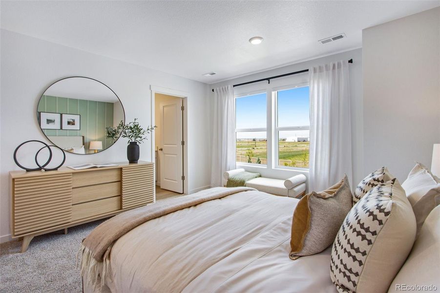 Furnished interior view inside a new home in Settlers Crossing, Commerce City (Image 19).