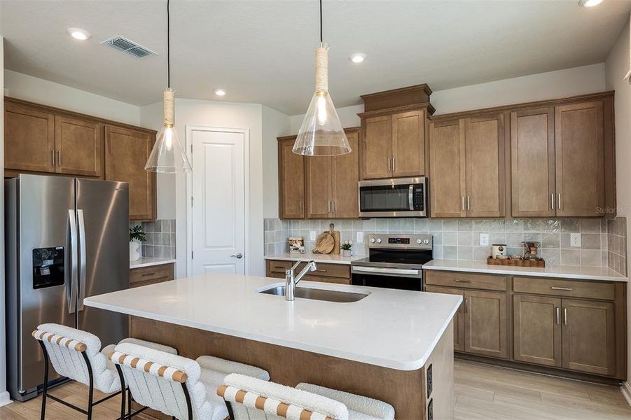 Furnished interior view inside a new home in Sanderling, Palmetto (Image 5).