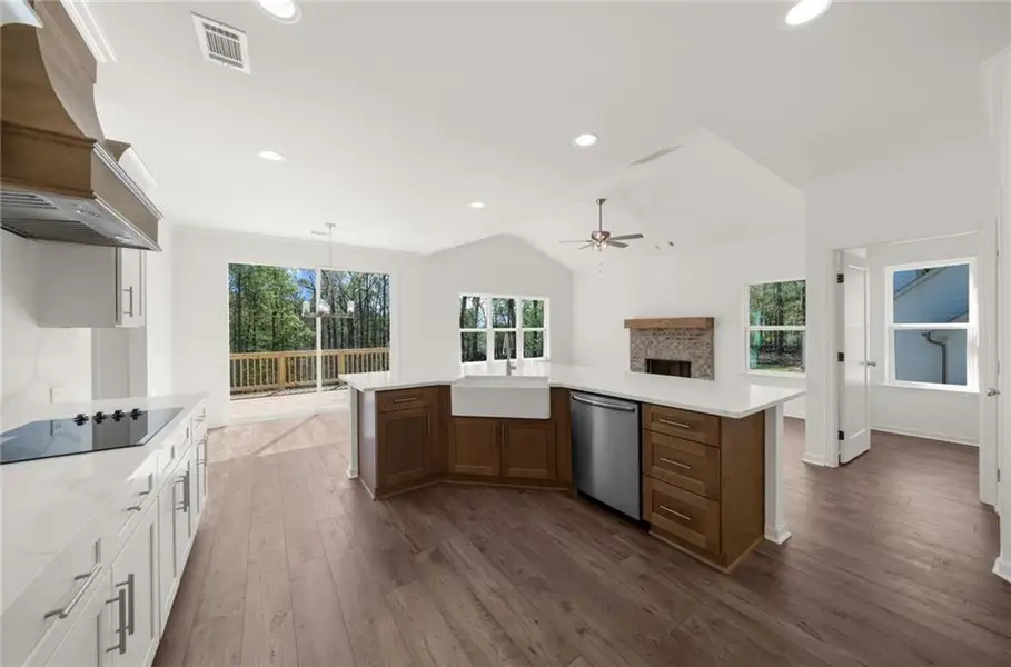 Furnished interior view inside a new home in , Cumming (Image 8).