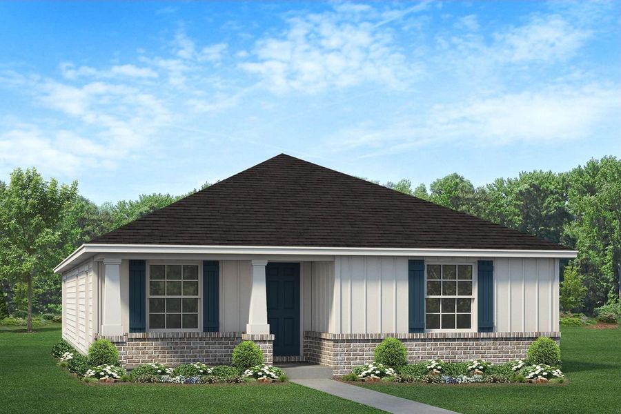 Front exterior of a home in the Westpointe Place community, located in Pensacola, FL (Image 11).