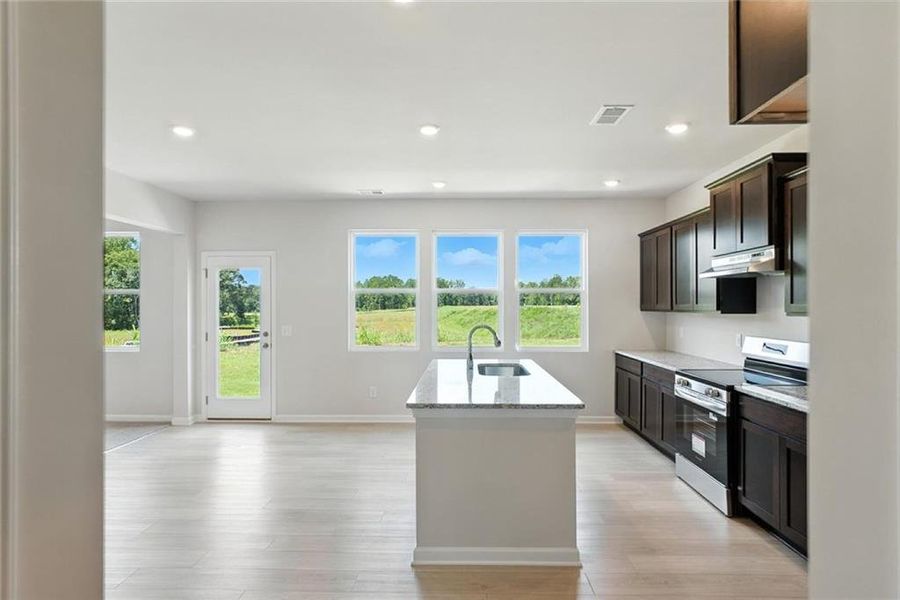 Furnished interior view inside a new home in Hampton Ridge, Jefferson (Image 3).