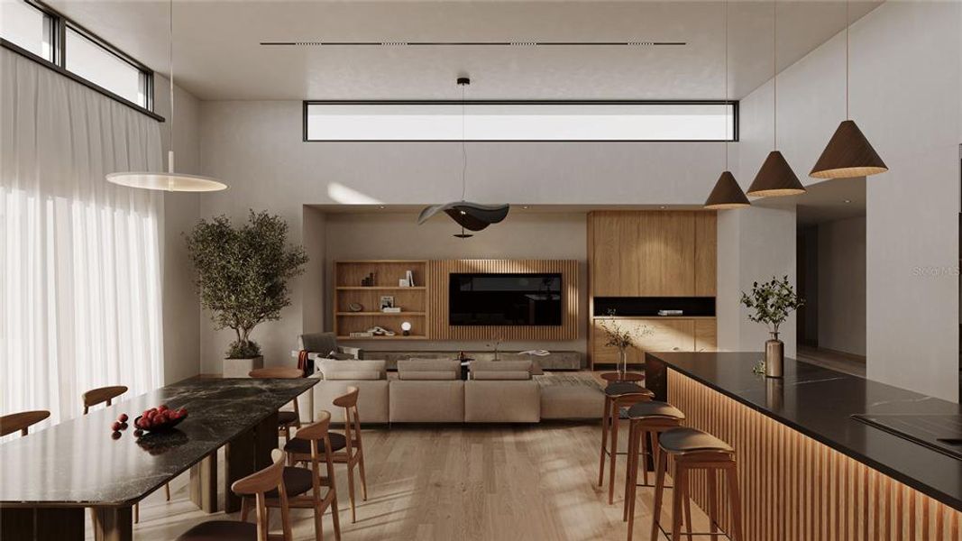 Furnished interior view inside a new home in , Punta Gorda (Image 5). Furnished interior view inside a new home in , Punta Gorda (Image 5).