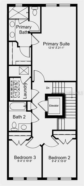 2D floor plan layout of this home in Seahaven, Punta Gorda, FL (Image 8).