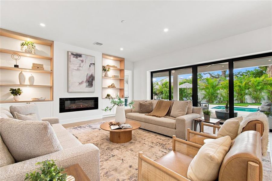 Furnished interior view inside a new home in , Tampa (Image 56).