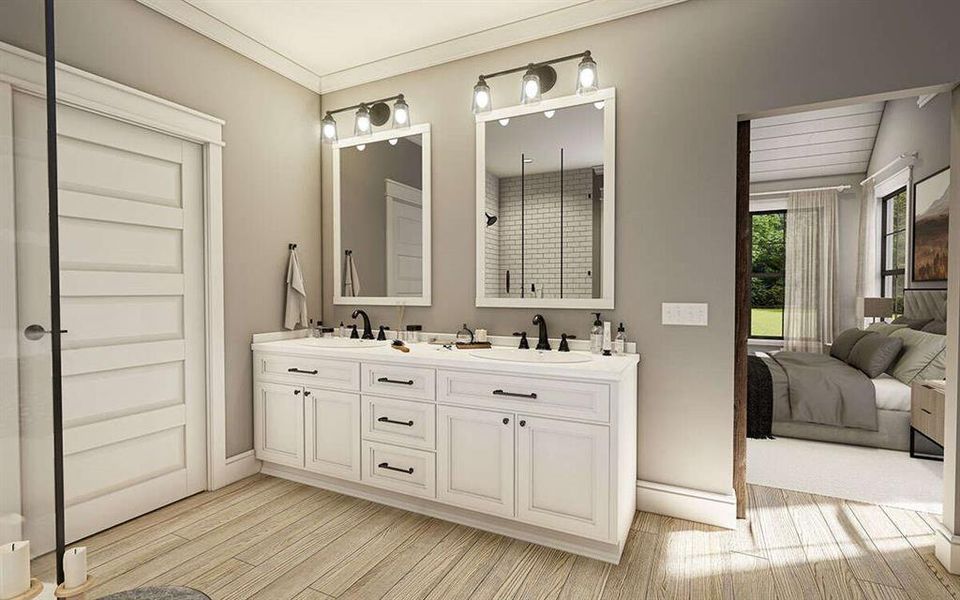 Furnished interior view inside a new home in , Boyd (Image 10).