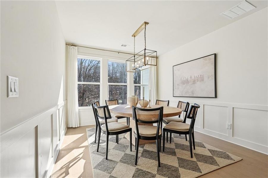 Furnished interior view inside a new home in Fireside Farms, Dawsonville (Image 46).