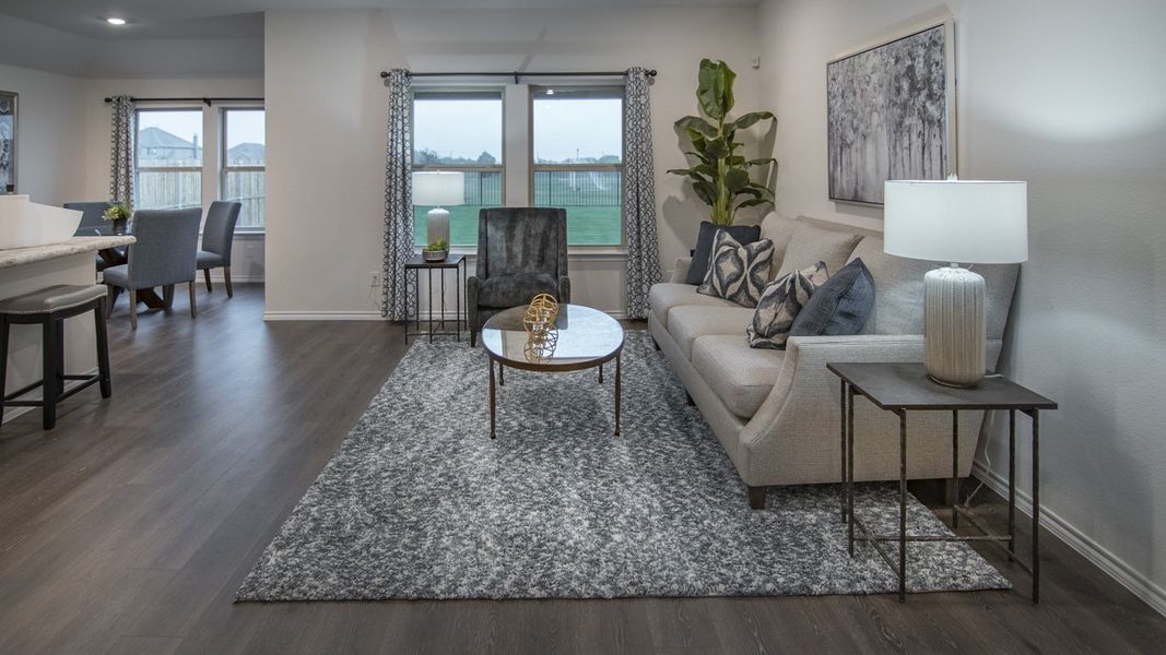 Representative furnished interior of a home built from the Bellvue by D.R. Horton in Creeks at Burnett Trail, Canton (Image 10). Representative furnished interior of a home built from the Bellvue by D.R. Horton in Creeks at Burnett Trail, Canton (Image 10).