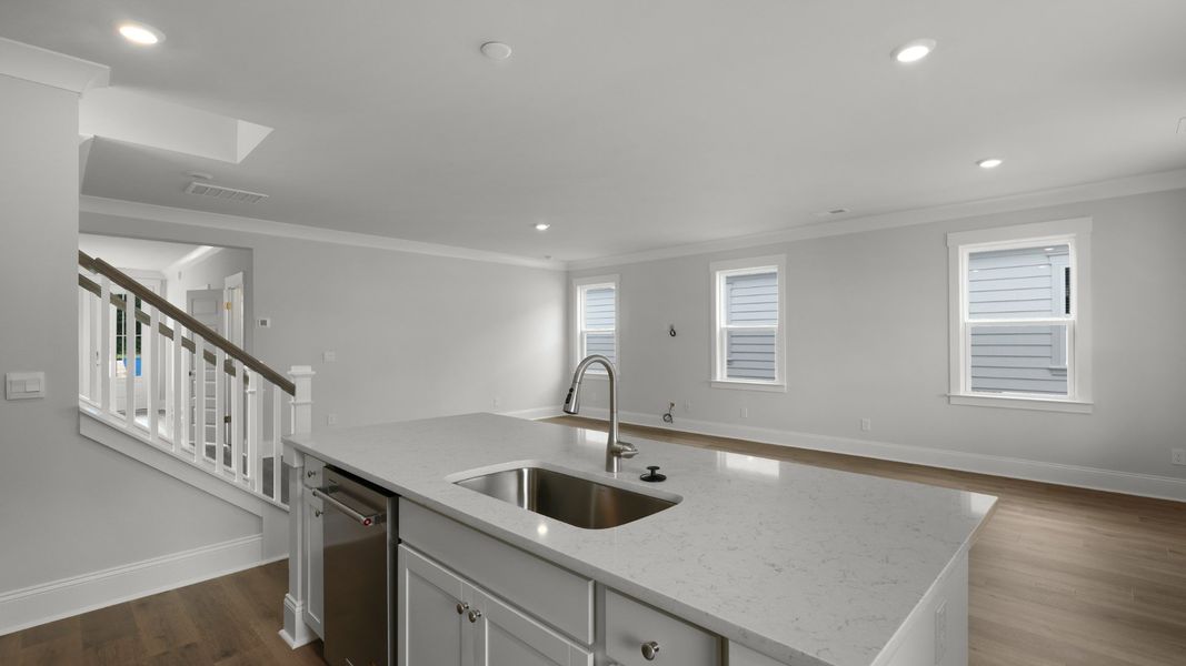 Furnished interior view inside a new home in Sheep Island, Summerville (Image 3).