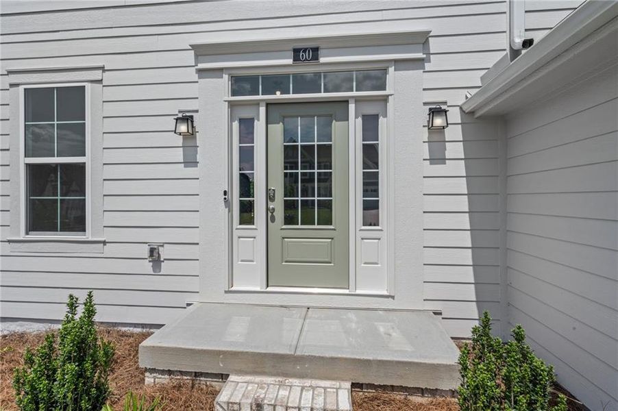 Exterior details and patio area of a home in The Reserve At Liberty Park, Braselton (Image 30). Exterior details and patio area of a home in The Reserve At Liberty Park, Braselton (Image 30).