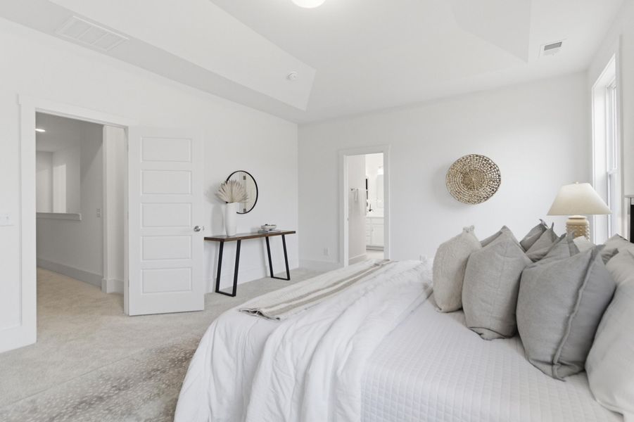 Furnished interior view inside a new home in Homecoming, Ravenel (Image 14).
