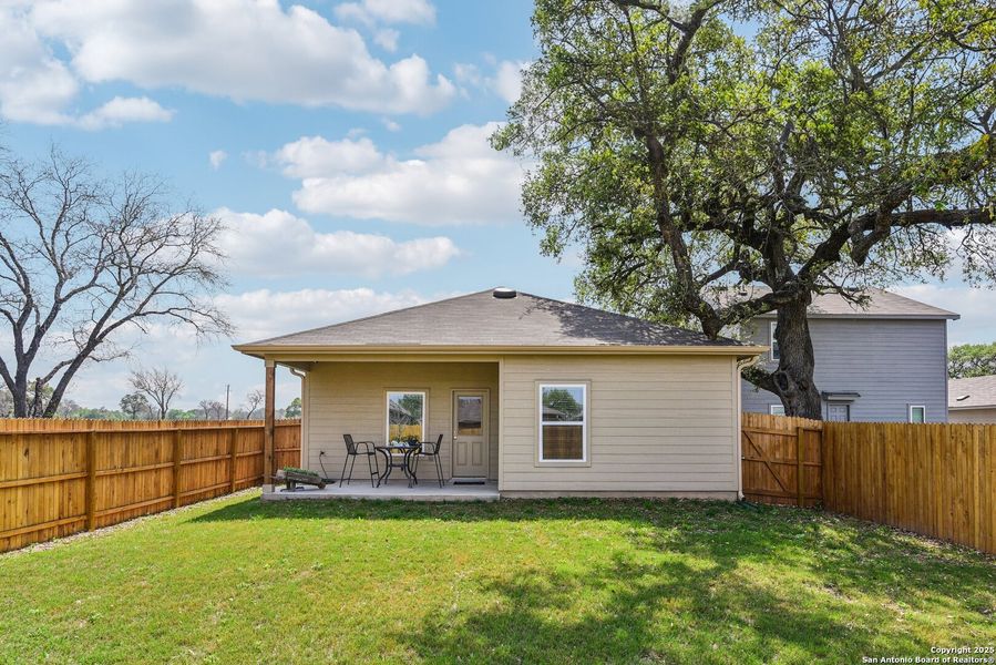 Front exterior of a new home in Lonesome Dove, San Antonio, TX, highlighting curb appeal (Image 23). Front exterior of a new home in Lonesome Dove, San Antonio, TX, highlighting curb appeal (Image 23).