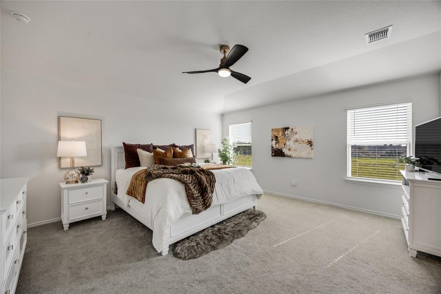 Furnished interior view inside a new home in Retreat at San Gabriel, Georgetown (Image 17).