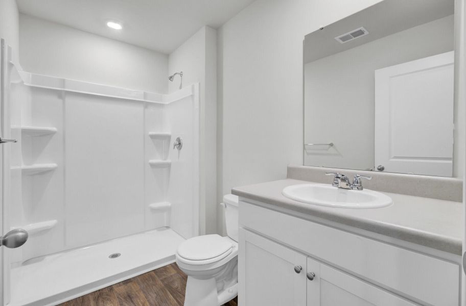 Furnished interior view inside a new home in Center Pointe, Santee (Image 4). Furnished interior view inside a new home in Center Pointe, Santee (Image 4).